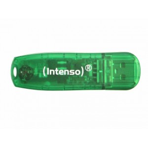 Stick memorie USB Intenso RAINBOW LINE GREEN 8GB, 3502460